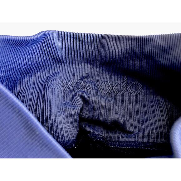 Avocado Compression Athletic Leggings Sz Small Purple Striped Thick 24" Inseam - Picture 3 of 6